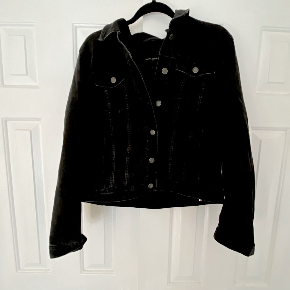 Black Banana Republic Denim Jacket